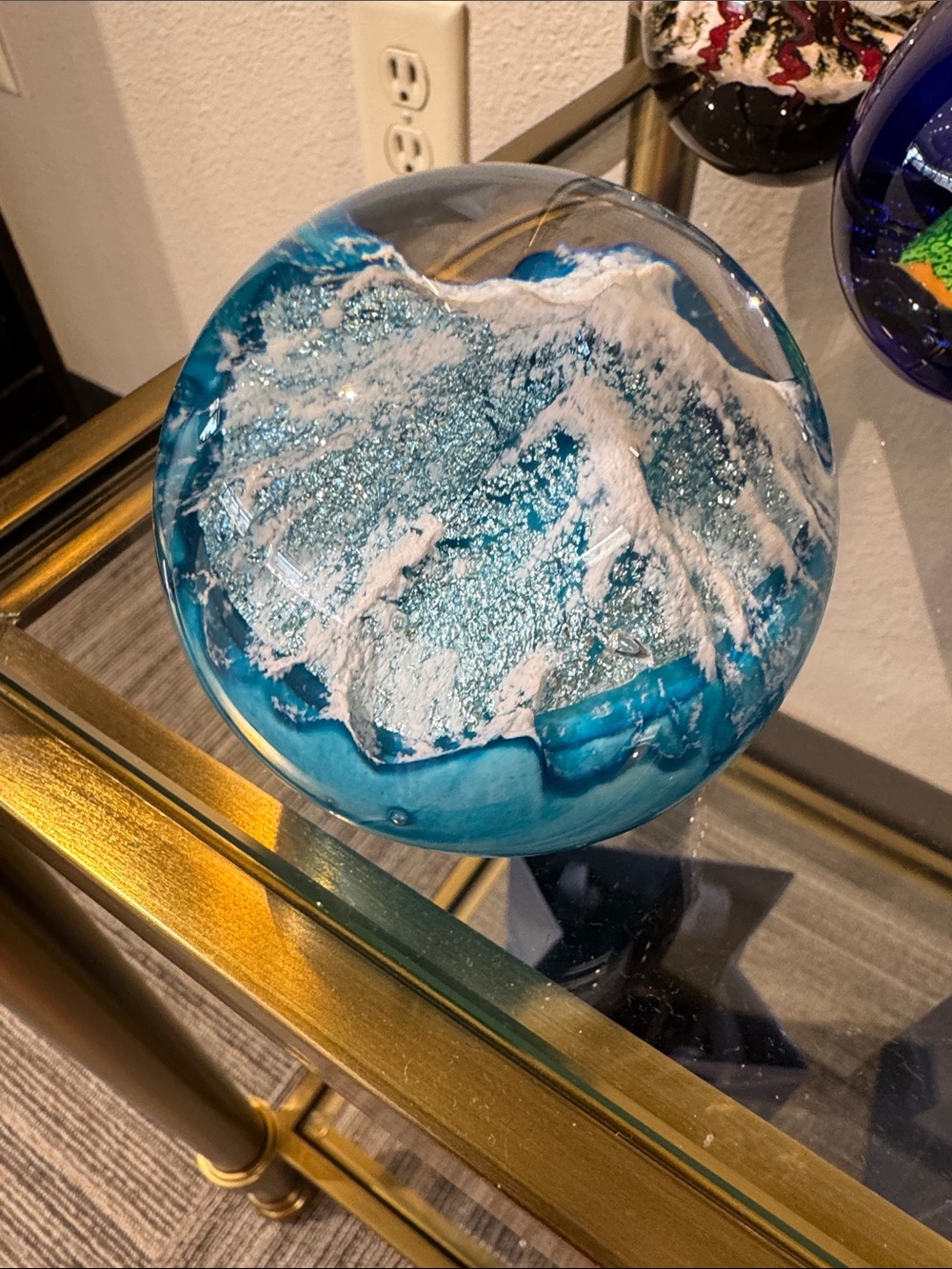 “Glacier” Glass eye studio